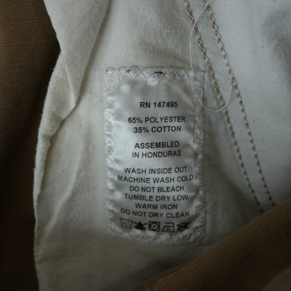 Tru-Spec Tactical Cargo Pants Mens 40x30 Khaki Ripstop Outdoor Gorpcore Zip Fly - Picture 11 of 11